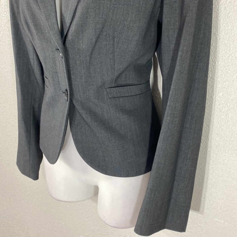 Calvin Klein Gray Two Button Front Stretch Blazer… - image 7